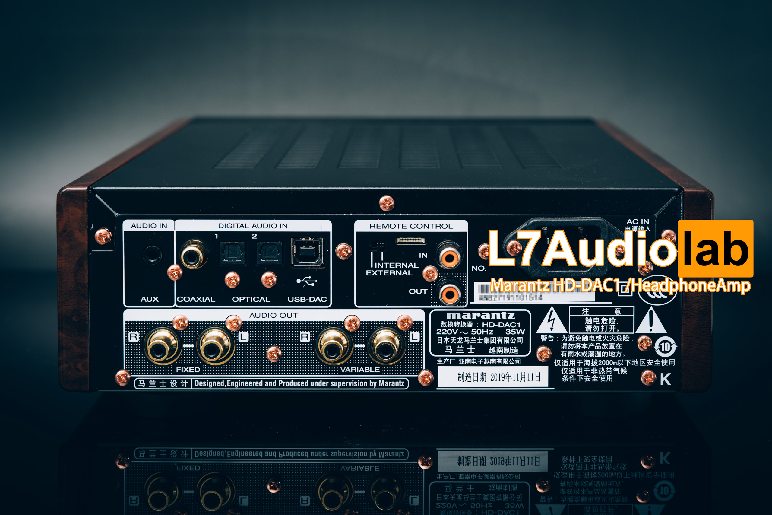 Measurements&Review of Marantz HD-DAC1 DAC/HeadphoneAmp - L7Audiolab