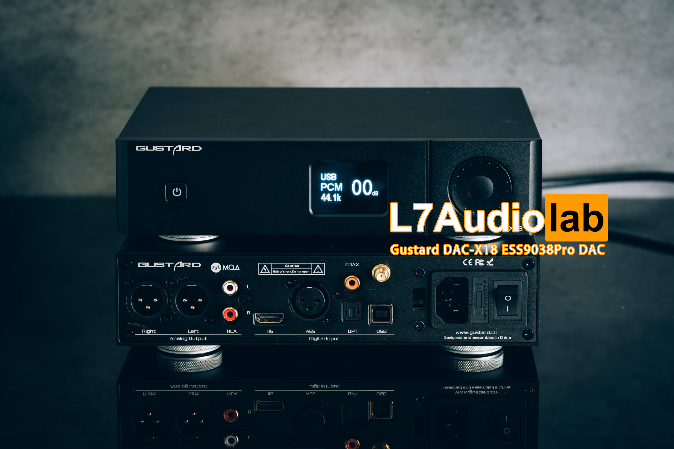Measurements & Review of Gustard DAC-X18 - L7Audiolab