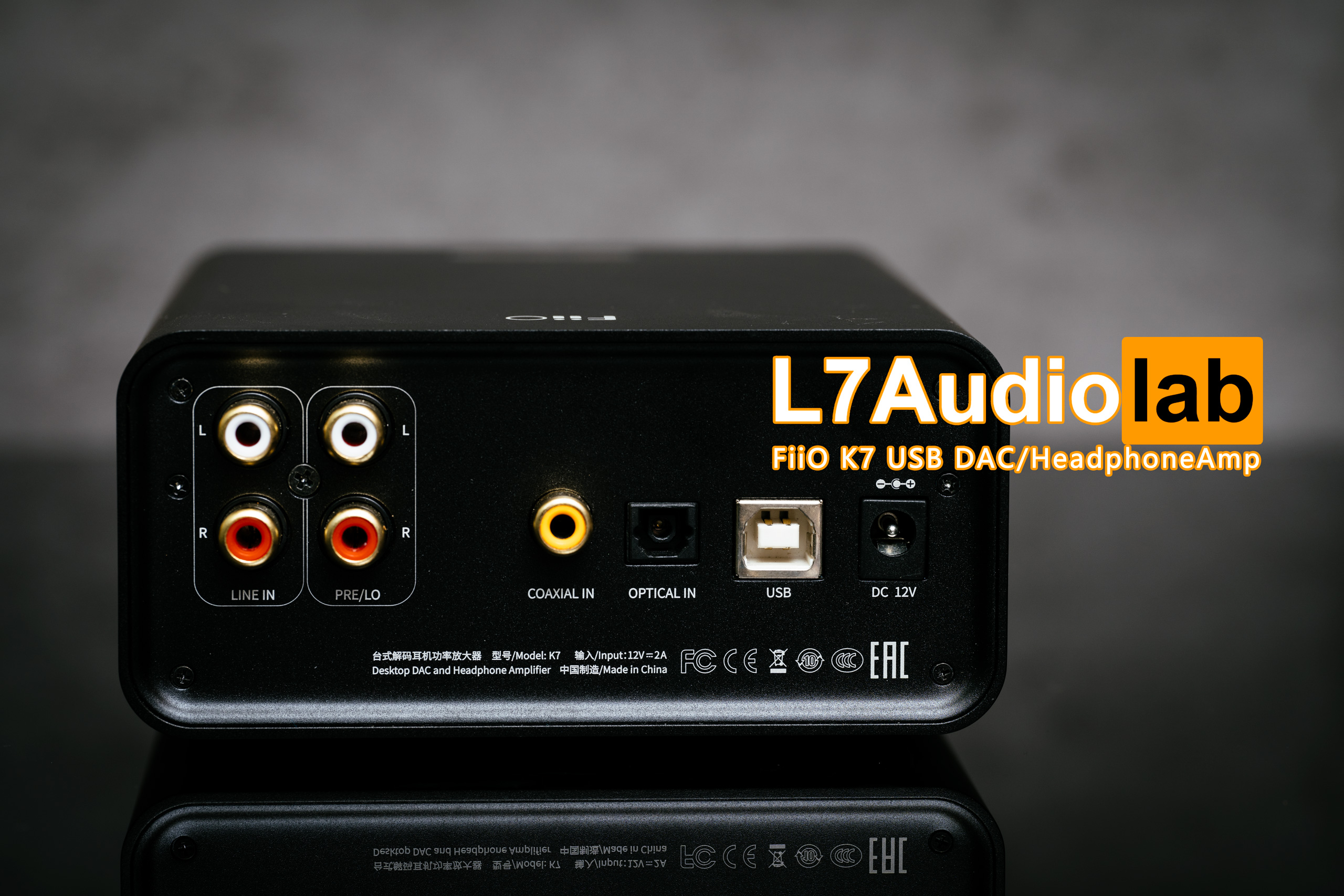 Measurements of FiiO K7 USBDAC/HeadphoneAmp - L7Audiolab